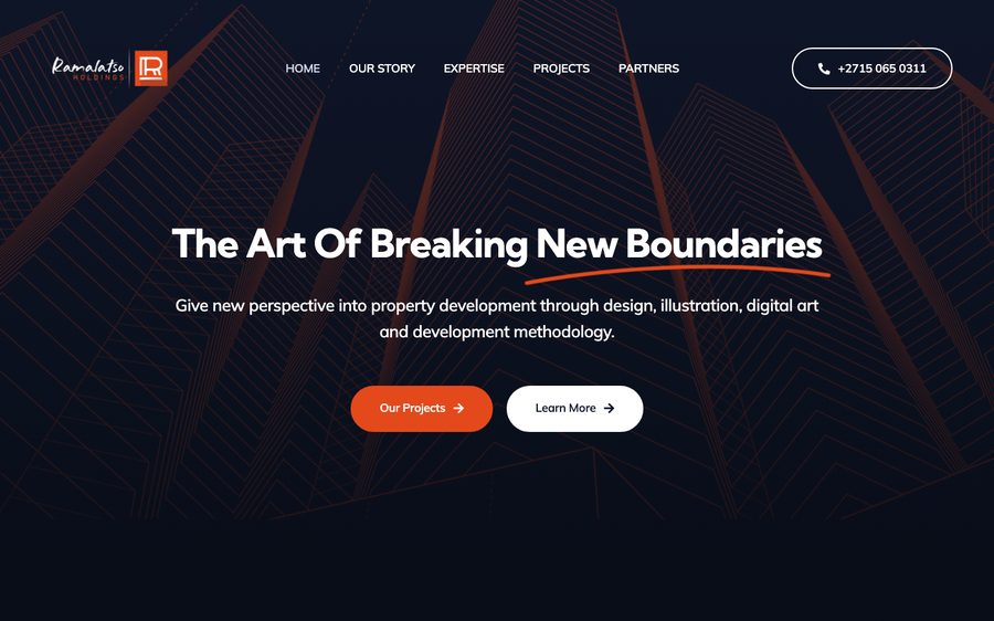 Ramalatso Holdings — corporate brand identity and website